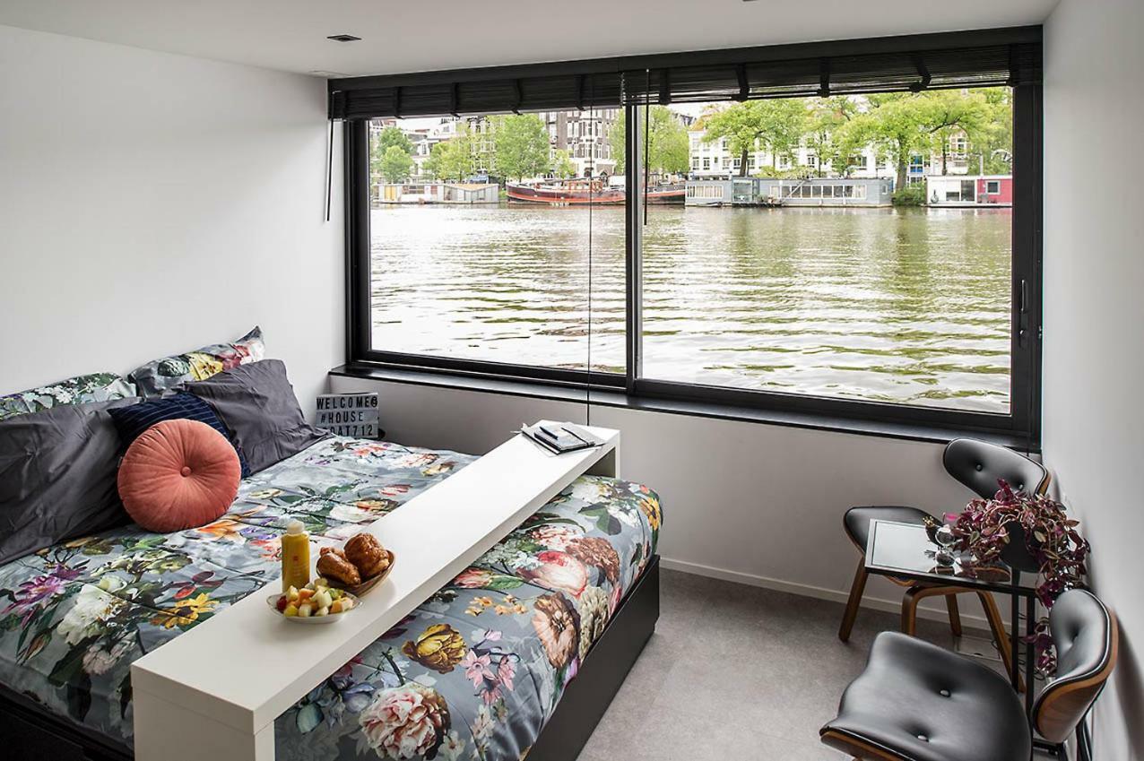 Houseboat Amsterdam - Room With A View Экстерьер фото
