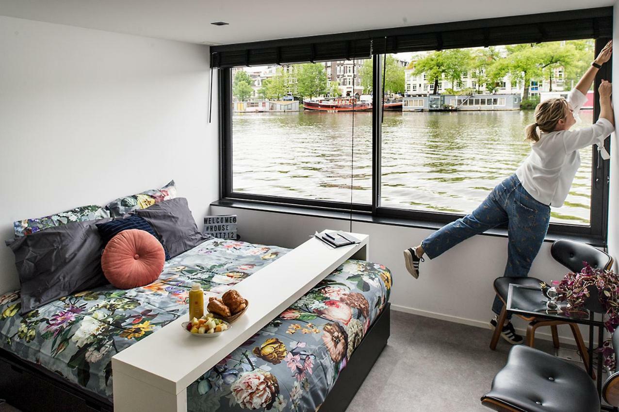 Houseboat Amsterdam - Room With A View Экстерьер фото