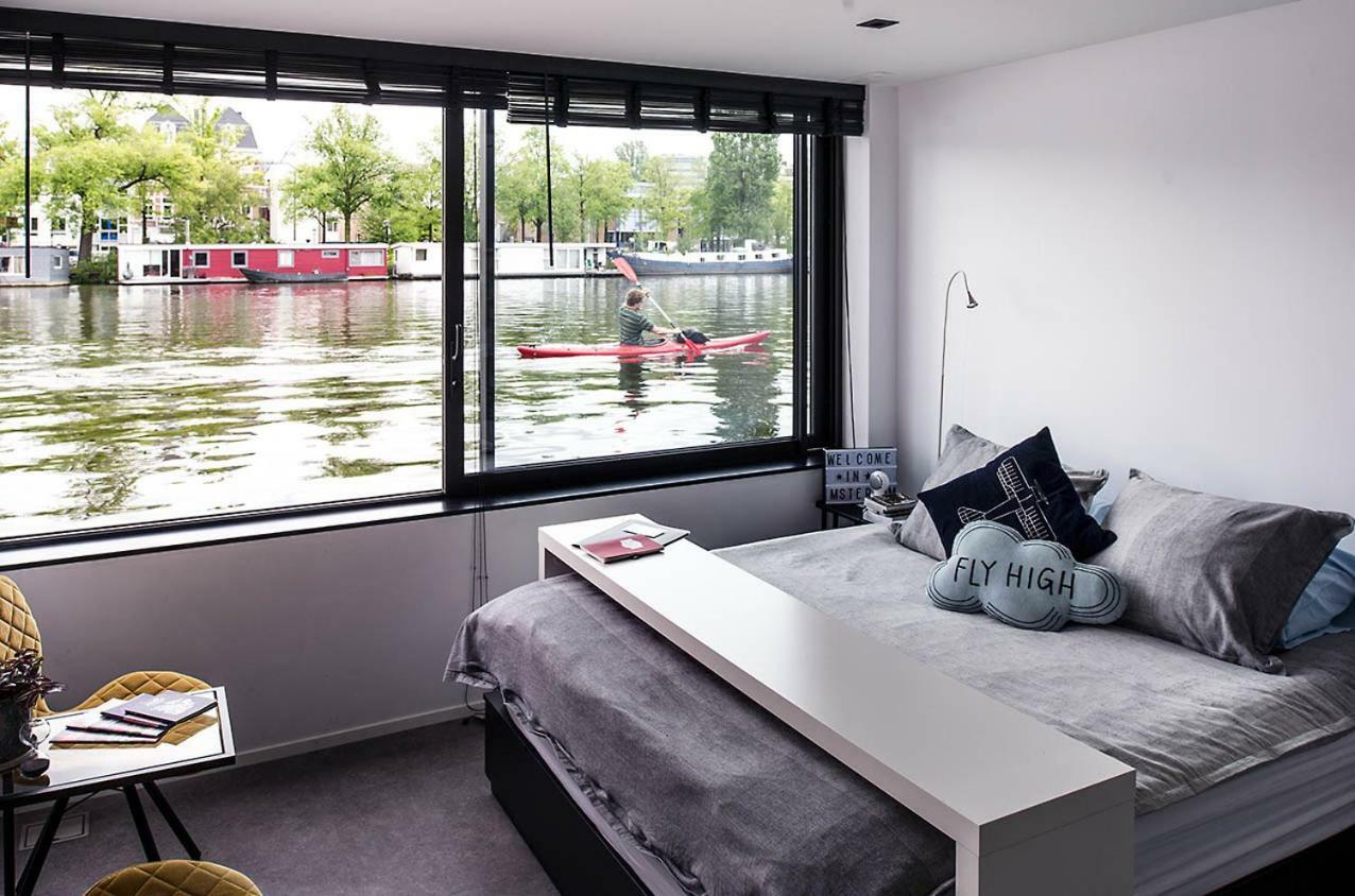 Houseboat Amsterdam - Room With A View Экстерьер фото