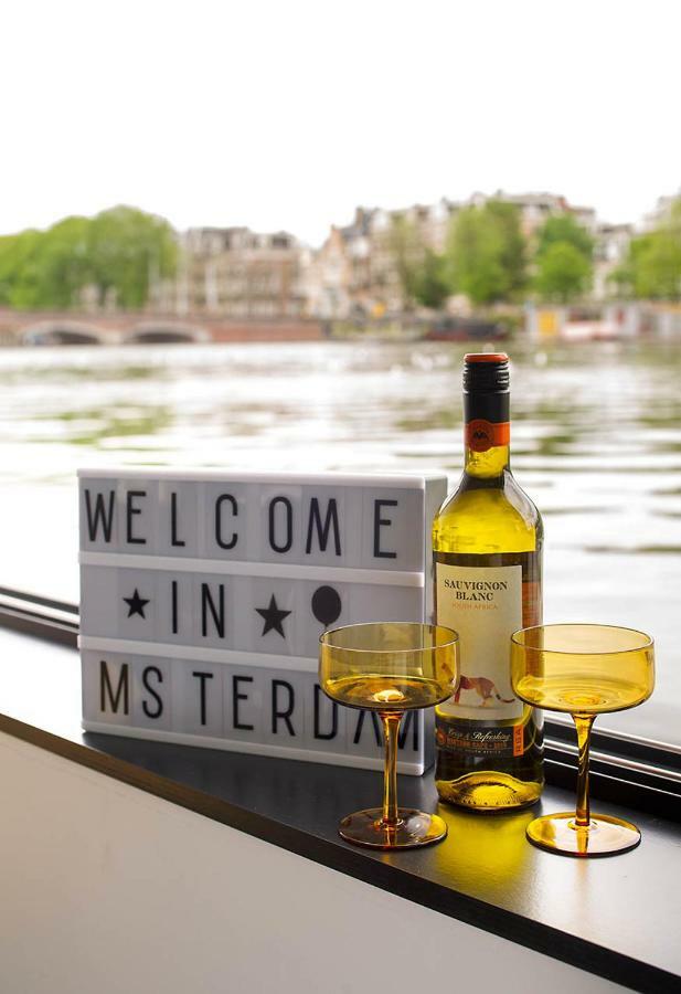 Houseboat Amsterdam - Room With A View Экстерьер фото